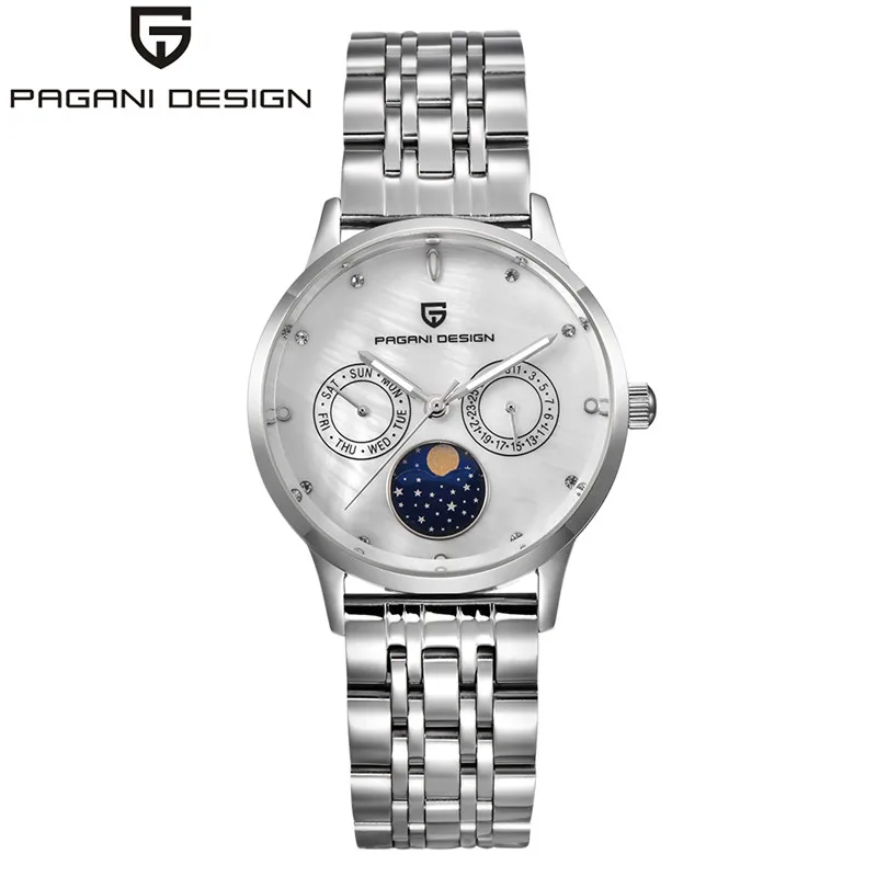 

PAGANI DESIGN Brand Lady Fashion Quartz Watch Women Waterproof 30M shell dial Luxury Dress Watches Relogio Feminino xfcs