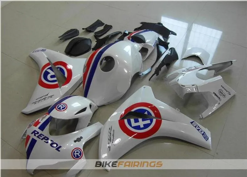 

New ABS Fairings For CBR1000RR CBR1000 CBR 1000 RR 2008 2009 2010 2011 ABS Injection Fairing Bodywork Kit Nice white red