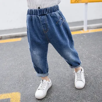 

JMFFY Brand Pants Kids Trousers 2019 Boys Jeans Children Boy Ripped Jeans Kids Denim Pants Baby Casual Spring Infant Boy 2-9T