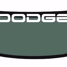 For DODGE Graphic Windshield Vinyl Decal Sticker Custom Vehicle Logo Car Styling