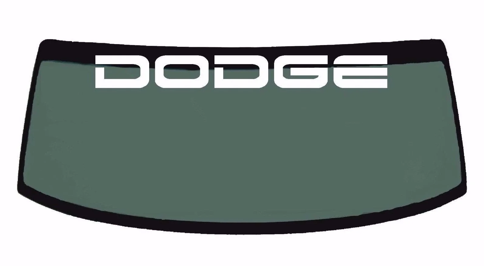

For DODGE Graphic Windshield Vinyl Decal Sticker Custom Vehicle Logo Car Styling