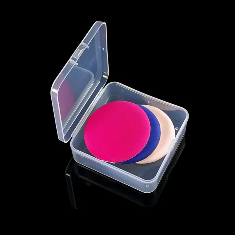 

Clear Lidded Square Small Plastic Box For Storage Blender Small Part Beads Tablet Container Packaging Jewelry Display Screw Case