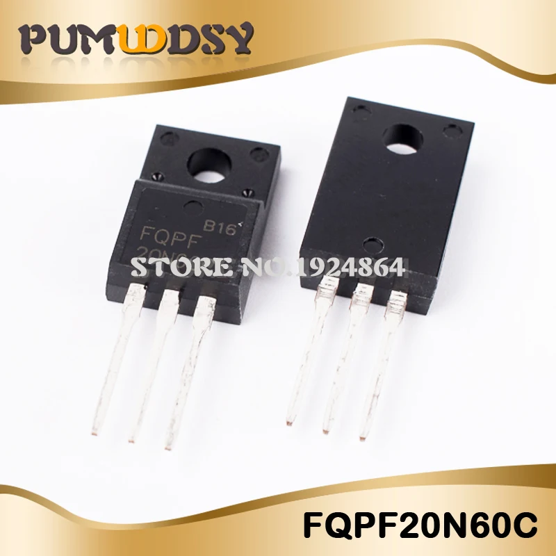 

10PCS FQPF20N60 TO220 20N60 20N60C FQPF2060C FQPF20N60C TO-220F 20A600V IC