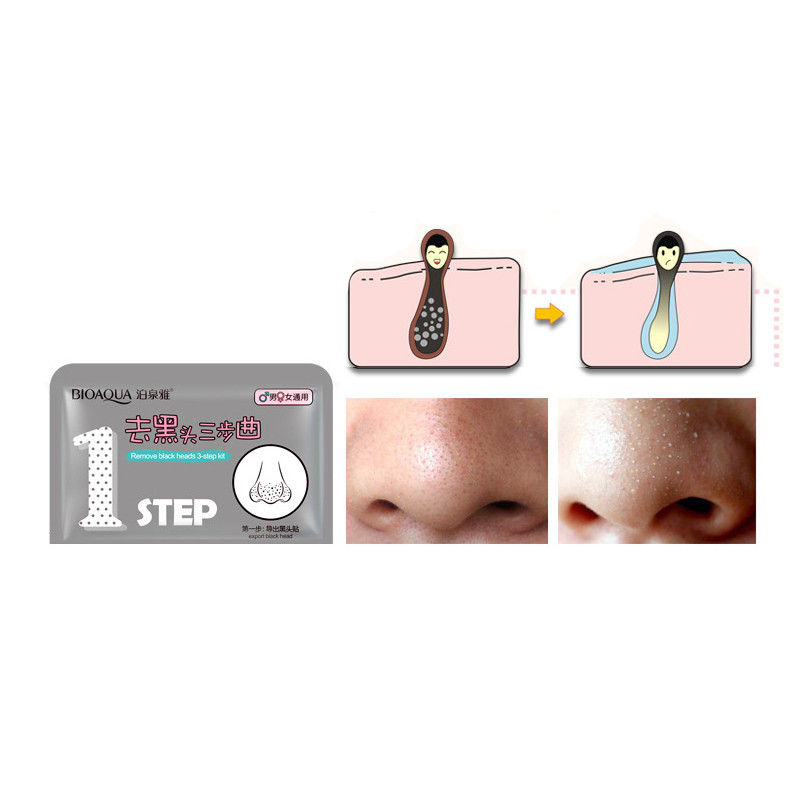 Bioaqua Black Head 3-Step Kit