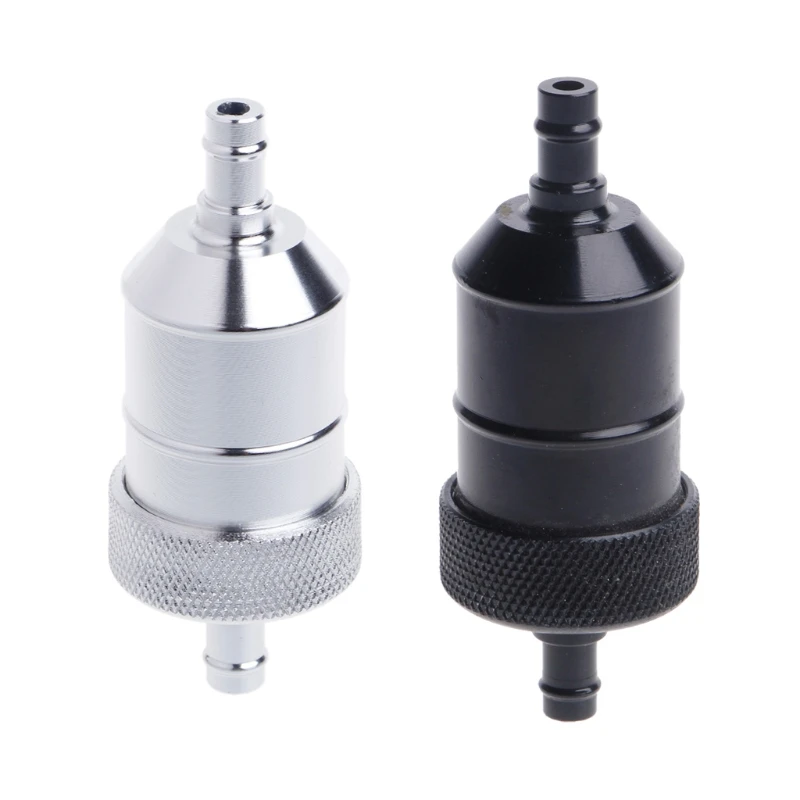 

Universal Aluminium Inline Fuel Oil Filter 1/4" 6mm Motorcycle Pit Dirt Bike Fuel filter