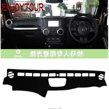 Для jeep wrangler неограниченное количество сахара JK TJL-J8 2011 2012 2013 dashmats автомобиль-Стайлинг приборной панели автомобиля Обложка коврик с рельефом RHD