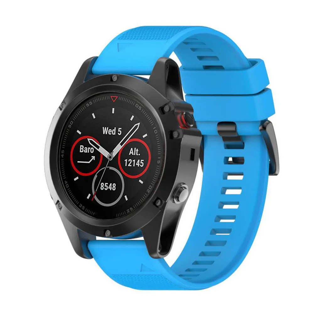 26 мм умные часы браслет ремешок Silicagel мягкие Quick Release комплект для Garmin fenix 3 HR/fenix 3 gps futural цифровой JUN15