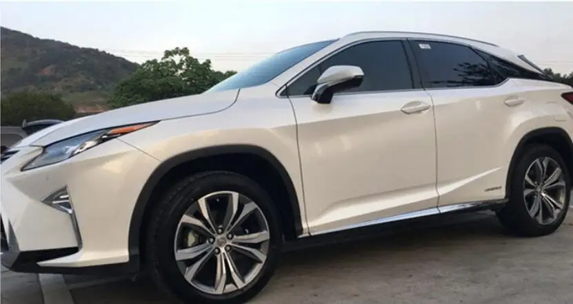 ABS Хромированная для автомобиля Боковая дверь кузова протектор литья Накладка подходит для Lexus RX200T RX300 RX450H
