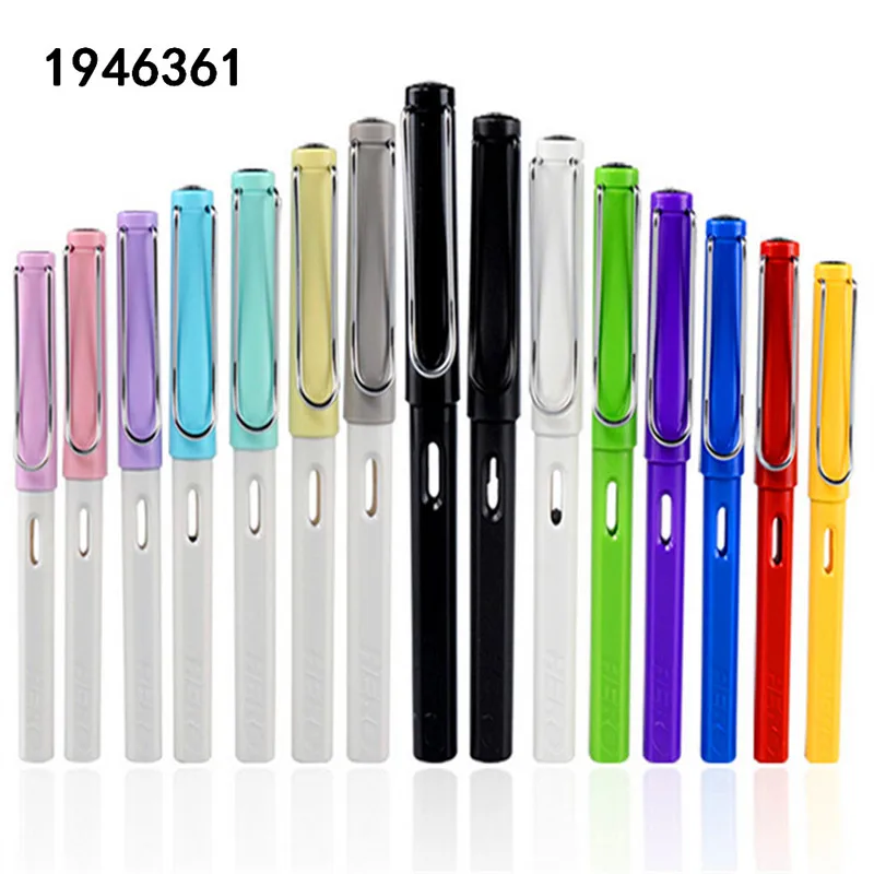 

High quality 555 Colors Student School office F and EF Nib Fountain Pen The best gift ink calligraphy pen stationery supplies