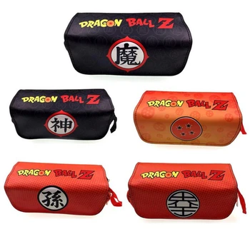

Women Fashion Handbags Anime Dragon Ball Z Cartoon Pencil Case Student Boys Girls Pen Bag Canvas Zipper Cosmetic Bag