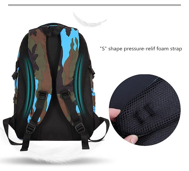 Школьный рюкзак для мальчиков, водонепроницаемая нейлоновая Детская сумка-рюкзак, камуфляжные Детские рюкзаки, школьный ортопедический школьный рюкзак, рюкзак
