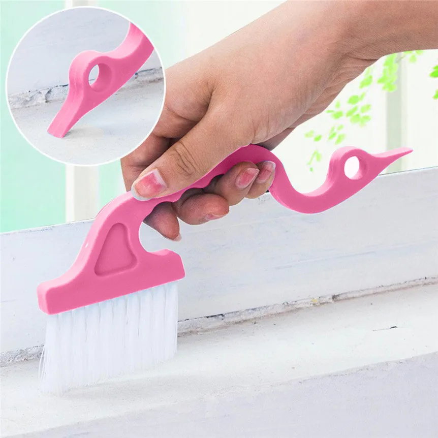 

window cleaning magnets 1pcs Window Groove Gap Track Cleaning Brushes Super Comfortable ap3