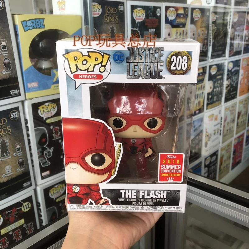 2018 SDCC эксклюзивный Funko pop официальный DC: Лига Справедливости флэш Виниловая