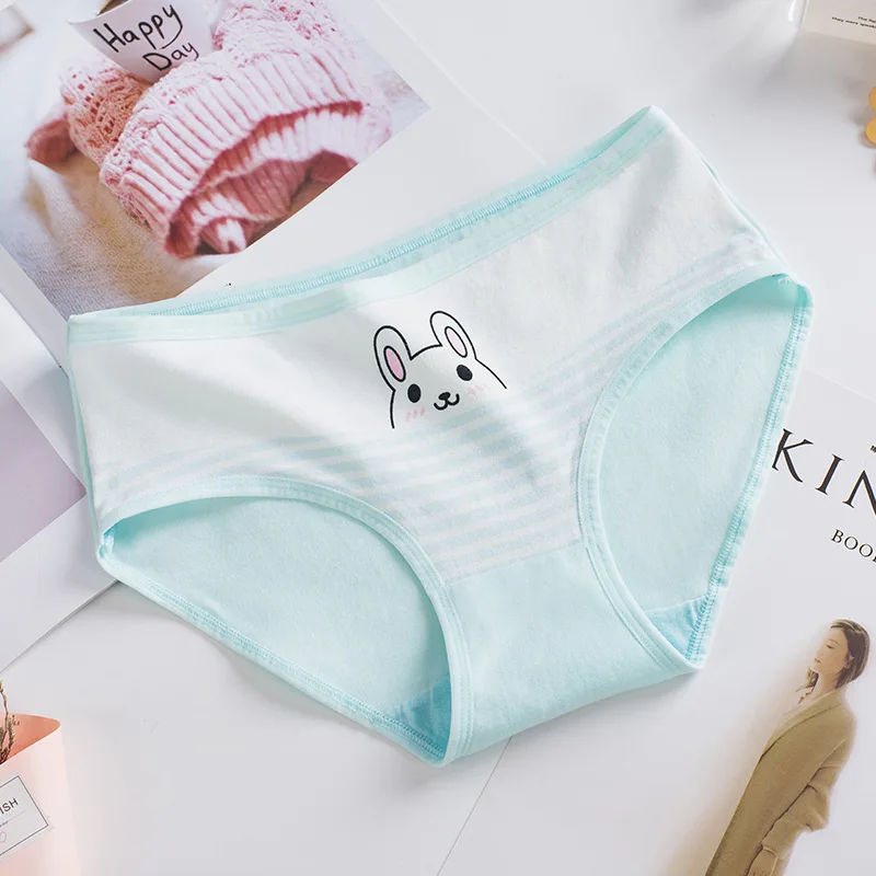 Green Нижнее белье с героями мультфильмов для девочек; коллекция года; детские дышащие трусы; милые детские трусы; хлопковые трусы для подростков; Majtki Dziewczynka - Цвет: Green
