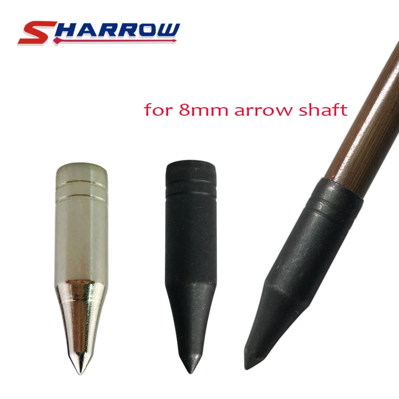 

Sharrow 30 Pieces Archery Target Broadhead in Hunting Archery Arrowhead For 8mm Arrow Shaft Hunting Shooting Accessory