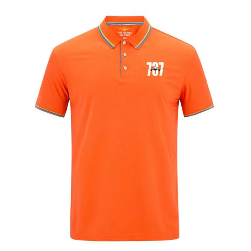 orange Высокое качество Популярные кофты Air Force ASSTSeries Militare Футболка-поло Для мужчин короткий рукав Для мужчин рубашки брендовые рубашки - Цвет: orange
