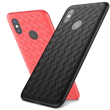 

For Xiaomi Mi 8 8Se A2 Lite Case Luxury BV Grid Weaving Protective back cover case for Xiaomi Pocophone F1 Poco F1 phone shell