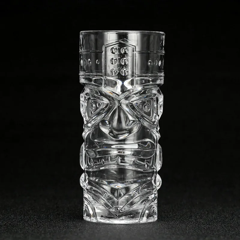 Oussirro креативные шаманские тотемные кружки для лица Бар стекло 420 Винные бокалы тумблер для виски пивная чашка сока утолщенное бессвинцовое стекло