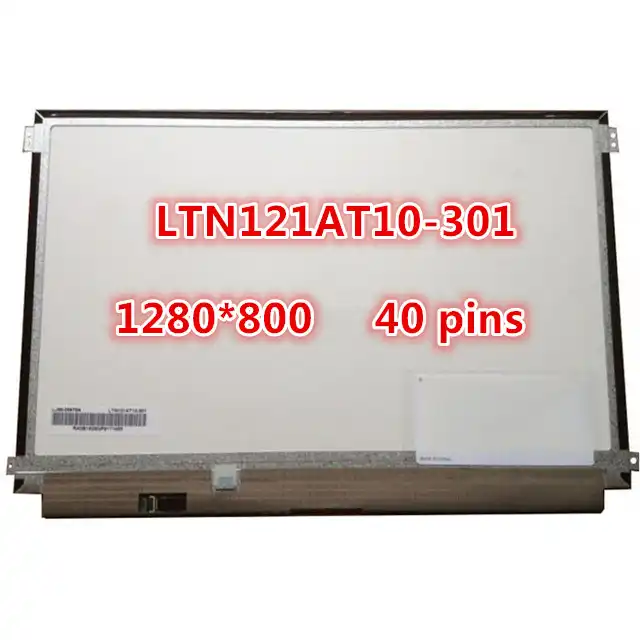 12 1 дюймовый ЖК матрица LTN121AT10 301 для samsung ноутбука led экран &quotWXGA 1280*800 40PIN|ЖК-экран