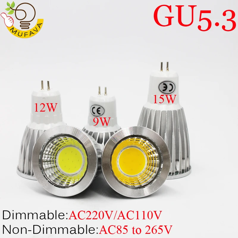 Ультра яркая светодиодная лампа 3W 5W 7 AC85 ~ 265V E27 E14 GU10 MR16 12V светодиодный лампы