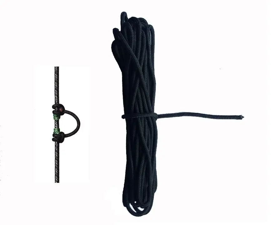 Archery Compound 9FT Black Release String Nocking D LOOP Bow Release