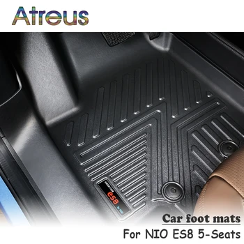 

Atreus NEW 1Set TPE Car Floor Foot Mat For NIO ES8 2018 Waterproof Carpet Styling Boot Liner Car accessories Anti-slip mat