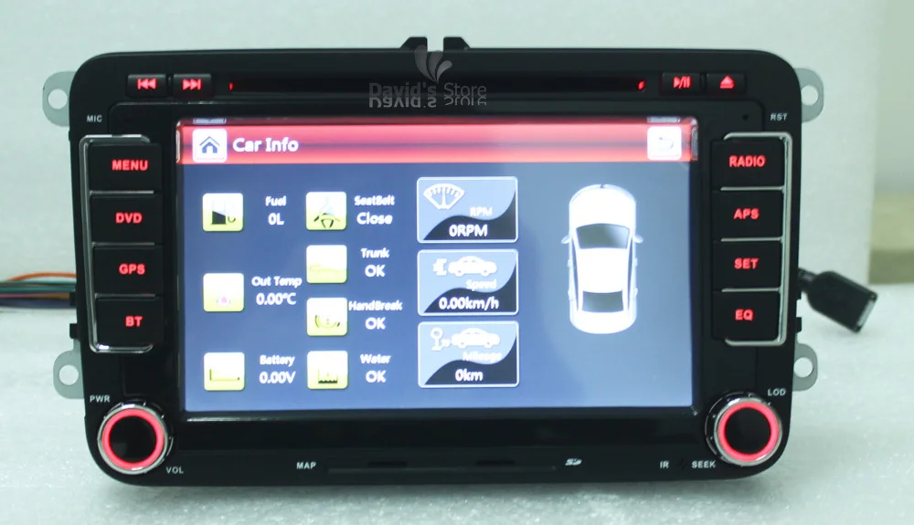7inchs Car Navigation for Volkswagen with Built-in Canbus 5