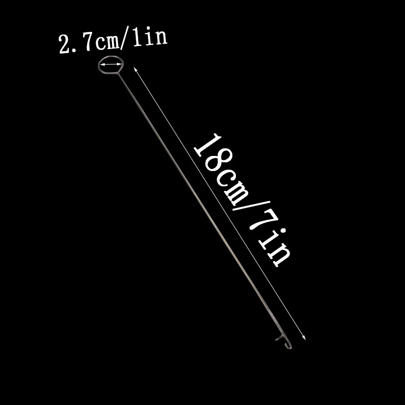 Удлиненный крючок для языка, крючок для вязания крючком, Длинный крючок для вязания крючком, шитье одежды и ткань - Цвет: small 1PCS