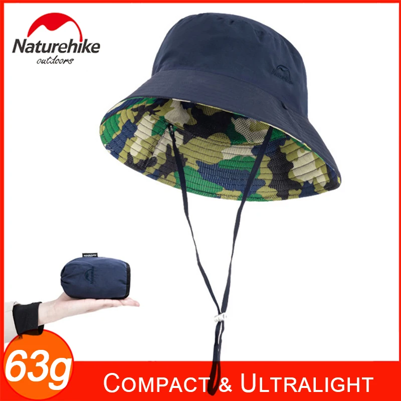 

Naturehike SUPPLEX Sunshade Fisherman Hat Summer Quick-dry Ultralight Folding Hat Bucket Hat Camping Hiking Fishing Women Hat NH