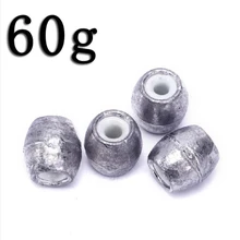 8 шт. 60 г Керамика свинцовые грузила Рыбалка приманки привести Вес