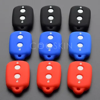 

100pcs/lot Silicone Key Cover Protected Shell Case FOB Holder For Toyota 2017 2018 Advance Rush 2 Button Entry In Distance