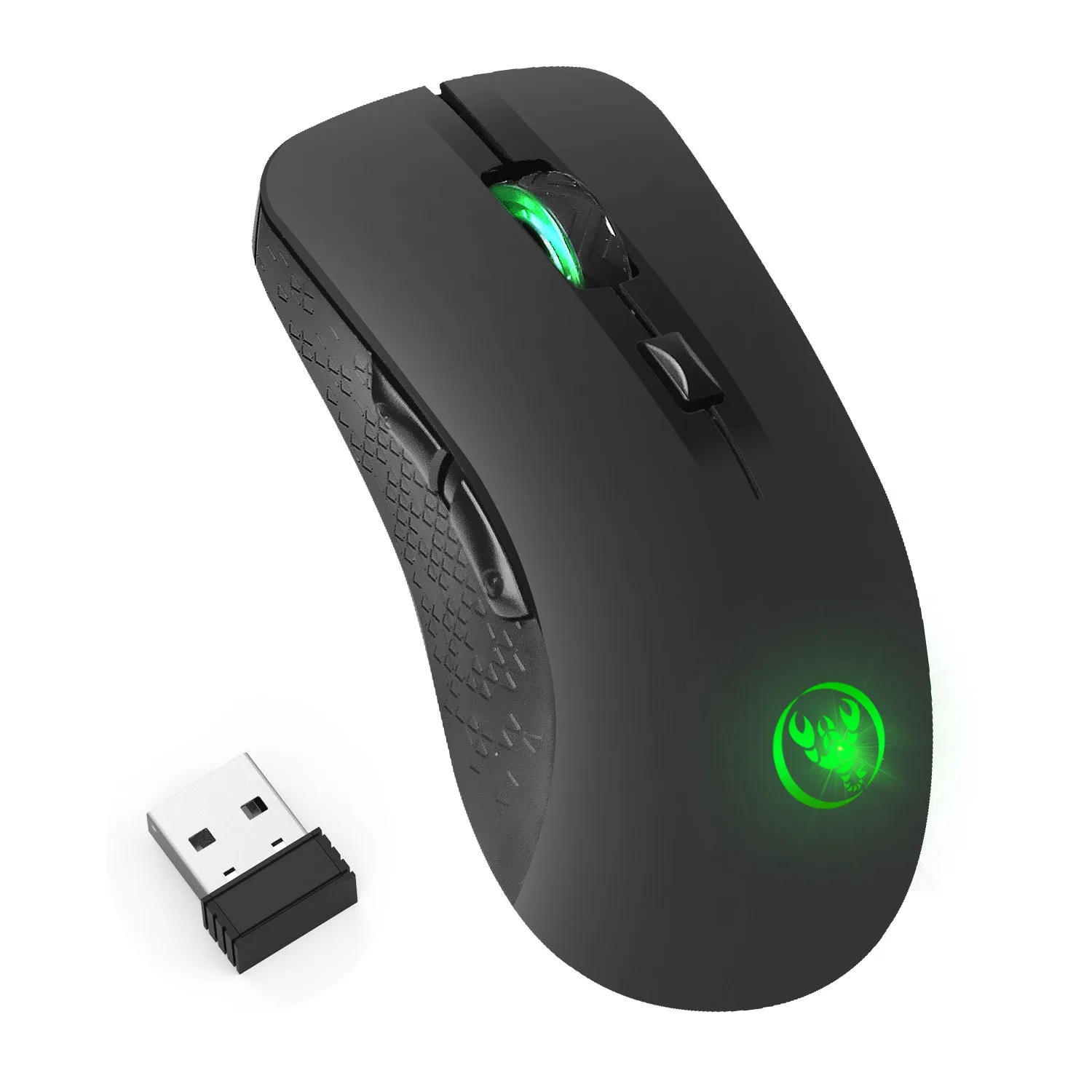 CARPRIE, 1 шт., Беспроводная игровая мышь, 2,4 ГГц, 2400 dpi, оптическая USB светодиодный, эргономичная зарядная мышь с usb-приемником 90422