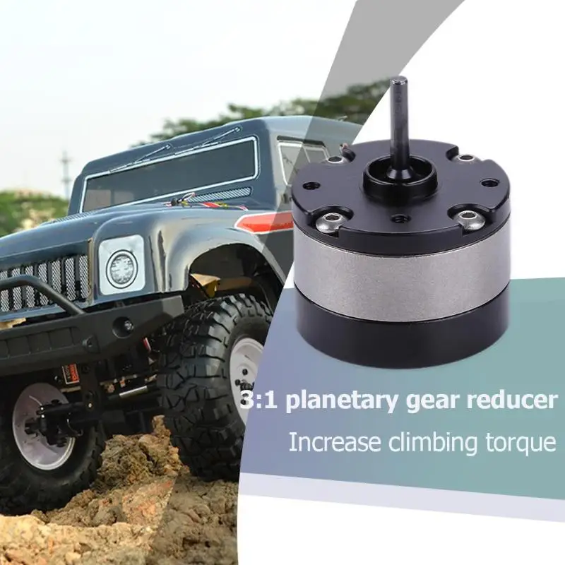 RC Crawler 1/3 Planetary Gear Reduction Unit for 540 Motor RC Car Toys Tool Xtra Speed 3:1 Planetary Gear Reduction Unit 540 Mot