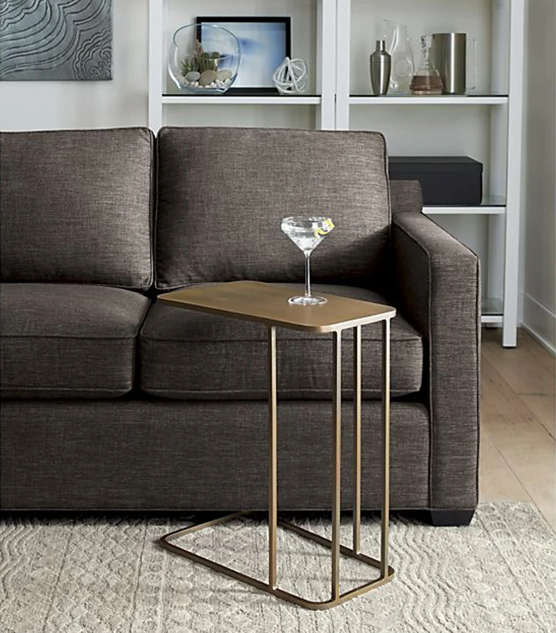 The modern contracted small tea table. The edge of the table of iron edge table ark Nordic small square table..16