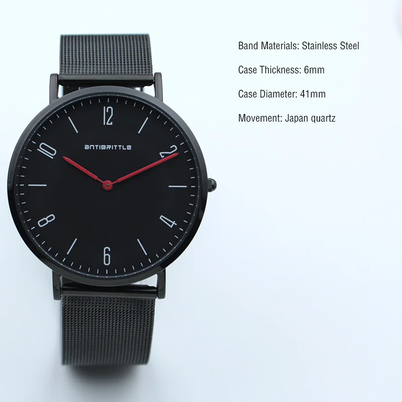 Модные Роскошные тонкие часы для мужчин ультра тонкие Бизнес ...