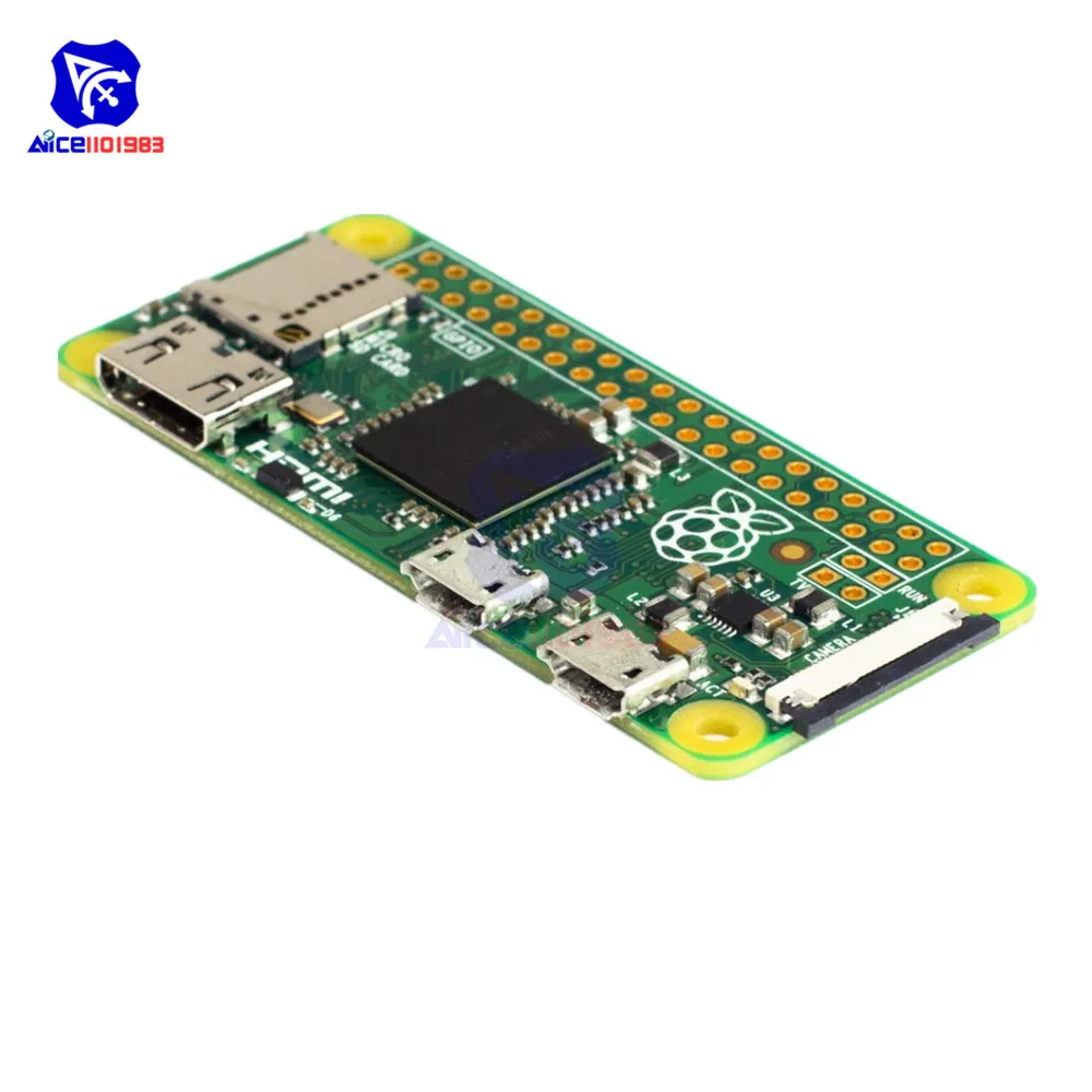 Raspberry Pi Zero v1.3 Board Camera Version HDMI Dual Micro USB Interface Micro SD Slot Development Board without Bluetooth