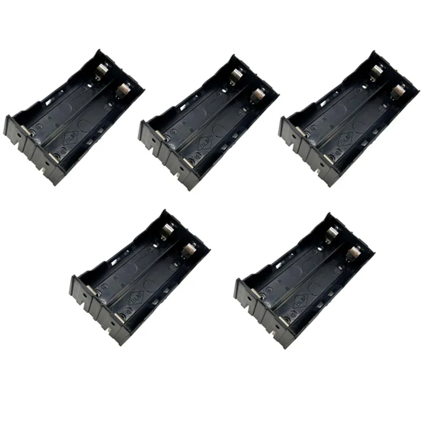 Лучшая цена 5 шт. DIY коробка для хранения держатель чехол 2X18650 3 7 V перезаряжаемая