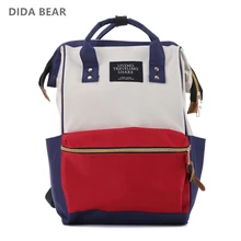 DIDA BEAR Fashion Women Backpacks Female Denim School Bag For Teenagers Girls Kanken Rucksack Large Space Backpack Sac A Dos