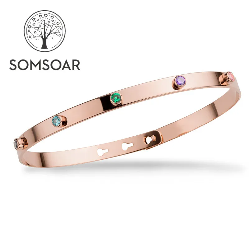 Регулируемый браслет из нержавеющей стали с 5 камнями 50 шт./лот|bracelets & bangles|stainless