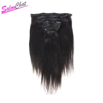 

straight bundles Human Hair Accessories clip in hair extensions Hair Extensions & Wigs Hair Extensions Clip-in One Piece Product