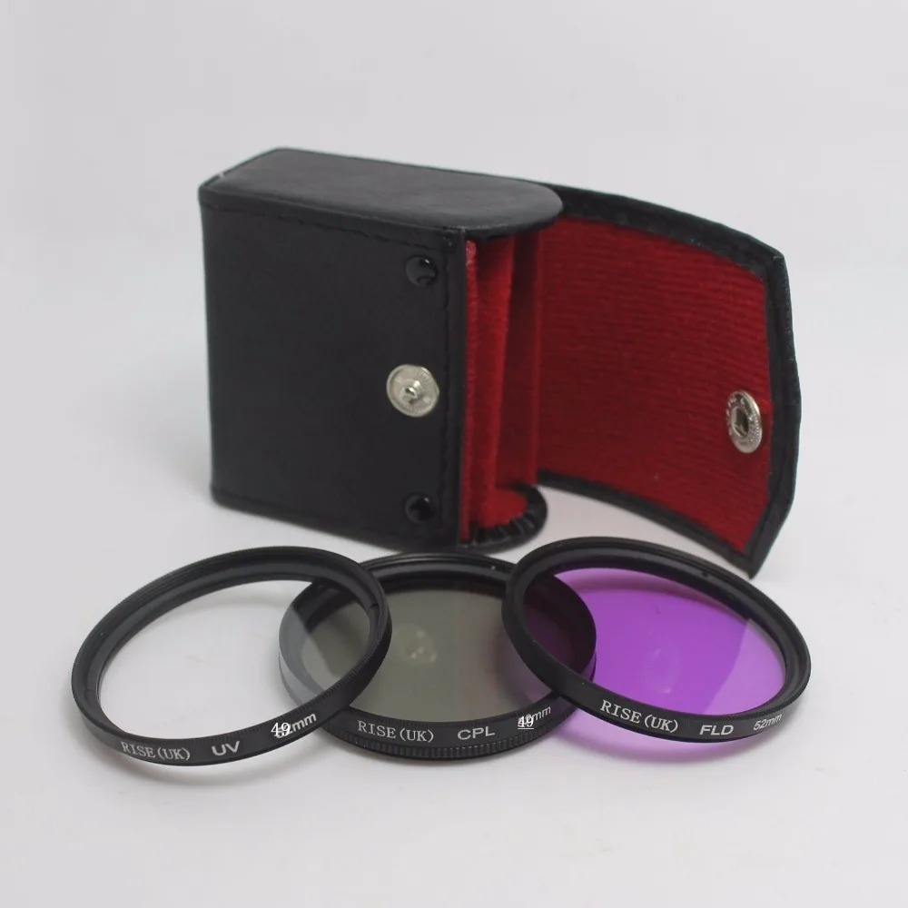 49 мм UV CPL FLD Набор фильтров для объектива Sony NEX F3 6 7 5R A6500 A6300 A5100 A6000 с E 55 210 или 18 мм|filter