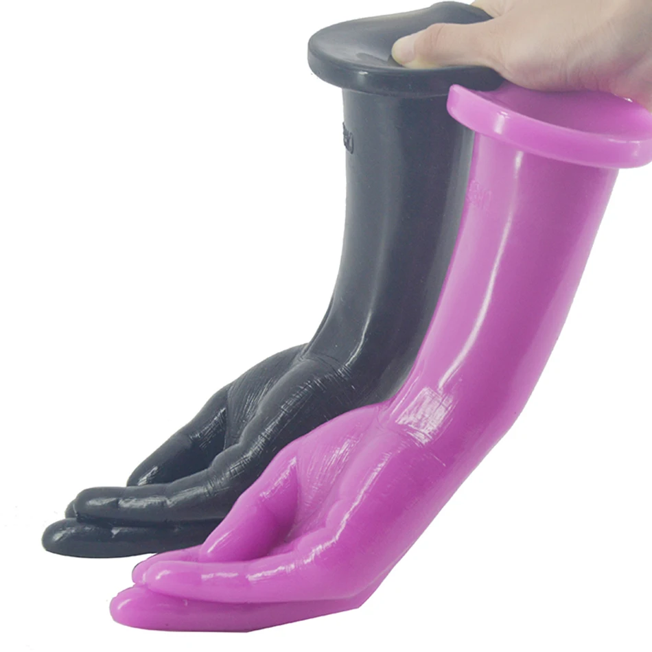 2017 Newest   2 Style  Huge Fist  Sex Dildo Long Fist Joint Anal Toy Male Female  Couples Loving Toy 3 Color Available