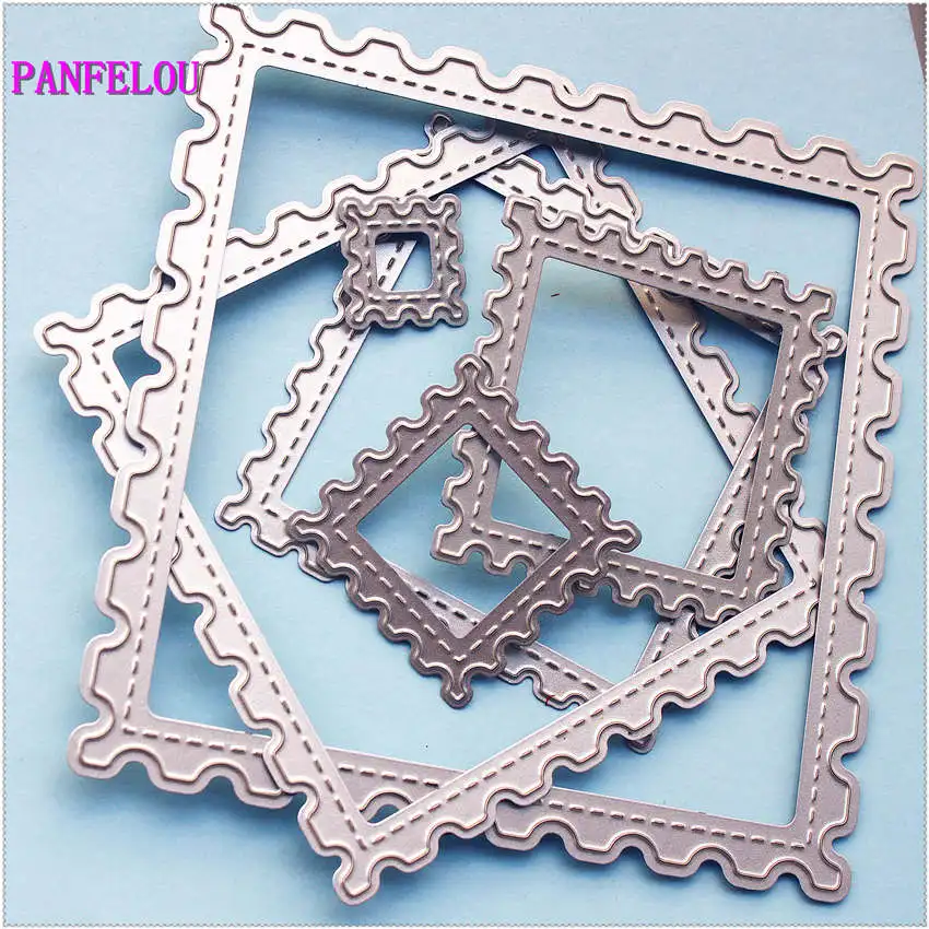 panfelou metal craft saw ᗜ Lj a a square paper die christmas glass cutting board