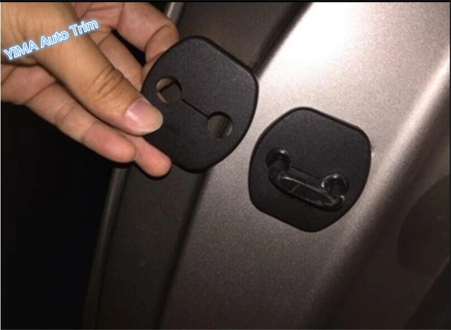

Lapetus Inner Door Lock Protector Buckle Decorative Cover Trim For Nissan Qashqai J11 Rogue X-trail X trail 2014 - 2019 Plastic