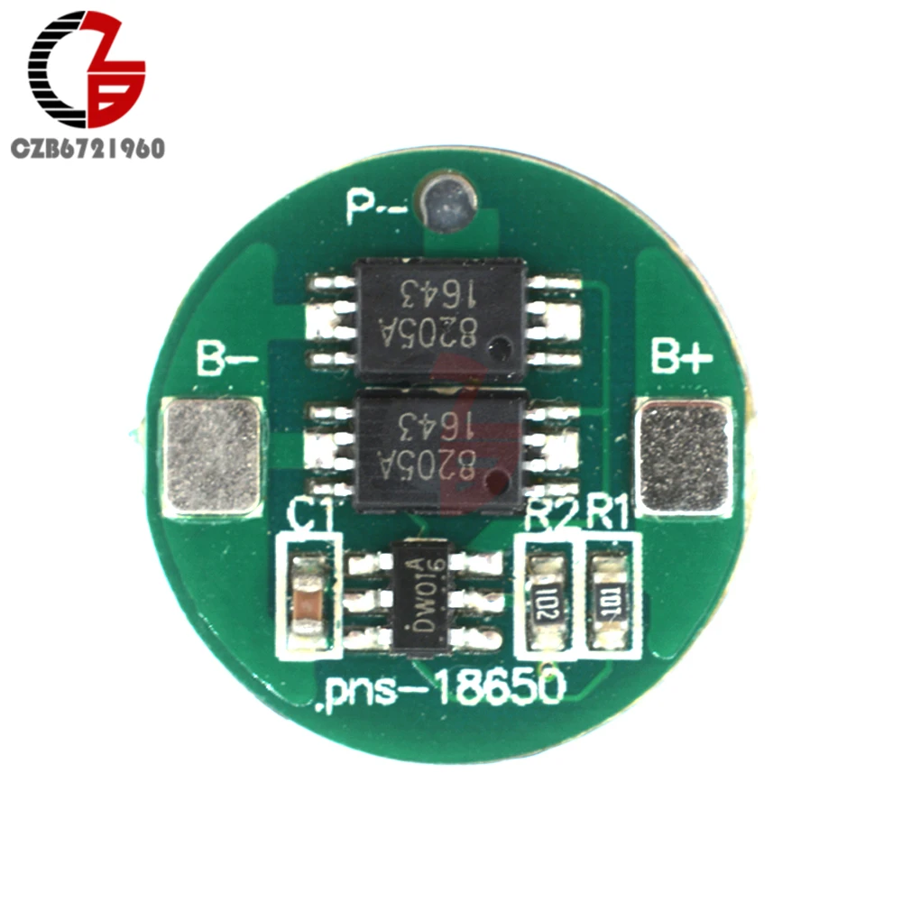 5 шт. двойной МОП-Плата защиты батареи 18650 литиевая батарея Зарядка защитный модуль защита от перезаряда защита от перегрузки по току