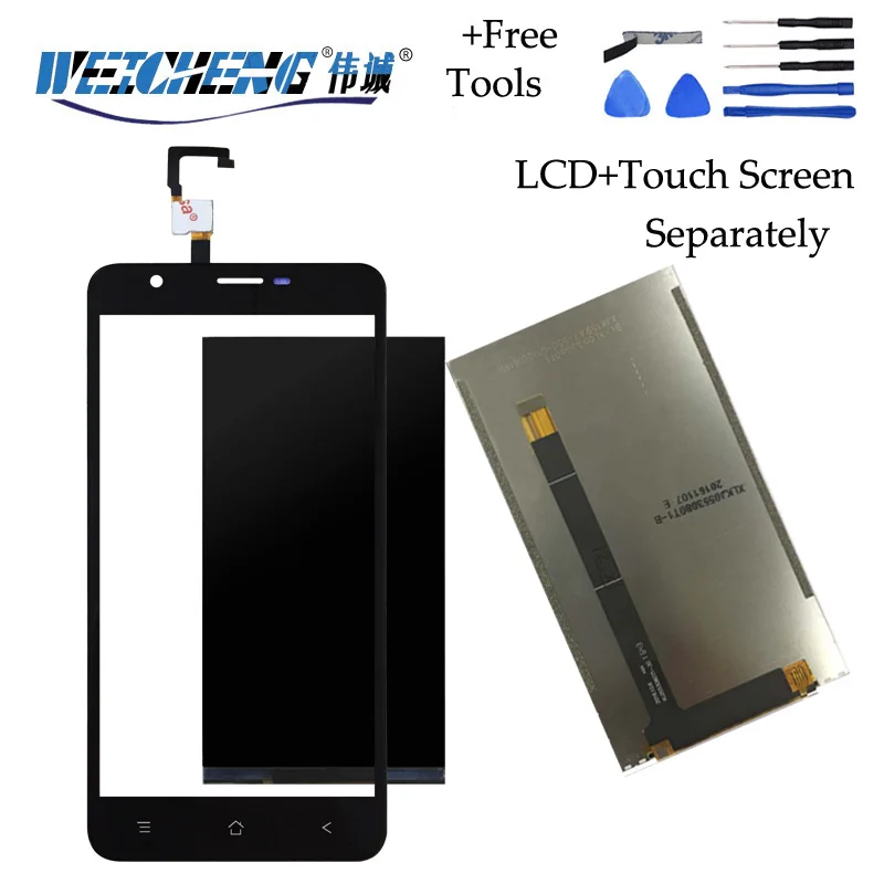 

WEICHENG LCD Display For Blackview E7 LCD Display +Touch Screen Assembly Digitizer Replacement for E7 lcd+ free tools