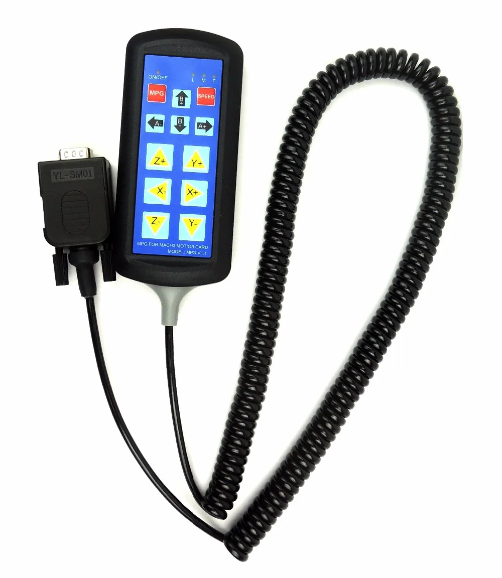 MACH3 USB 5 Axis 100KHz USBCNC Smooth Stepper Motion Controller Tarjeta de conexión + 1 Uds. Mango