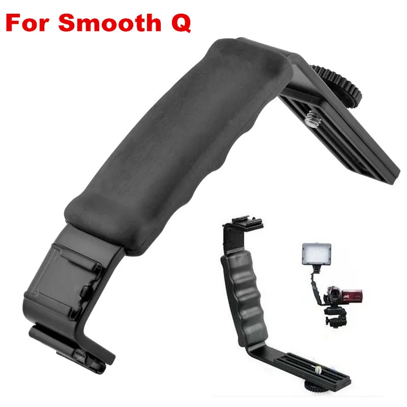  Ulanzi Mini Tripod+L Bracket Stand With 2 Hot Shoe for Zhiyun Smooth Q/DJI OSMO Mobile2 /Feiyu Gimb