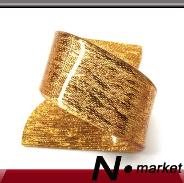 facoty gold plastic napkin ring 