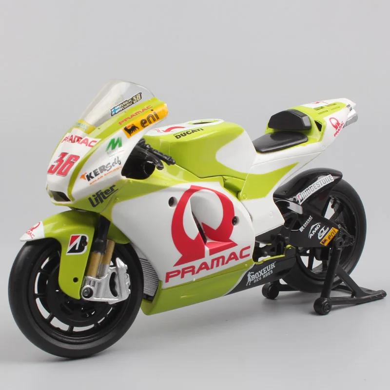 1/12 весы мини newray Pramac гоночной команды Desmosedici поездок на мотоцикле ducati GP10 2010 №36 Мика Каллио транспортных средств moto велосипед литья под давлением модель игрушки GP